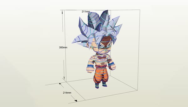 Interactive PaperCraft: Goku Vs Vegeta
