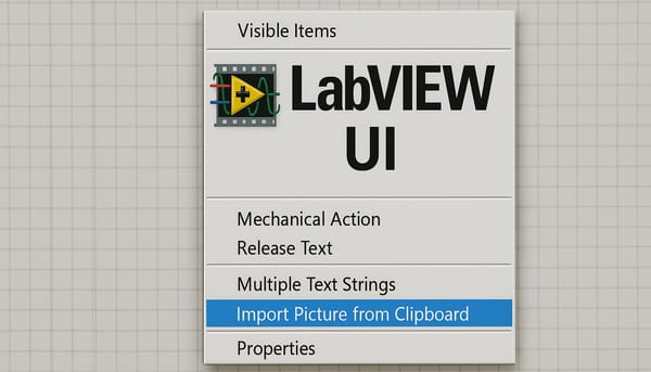 LabVIEW UI: perché aggiungere le icone ai pulsanti?