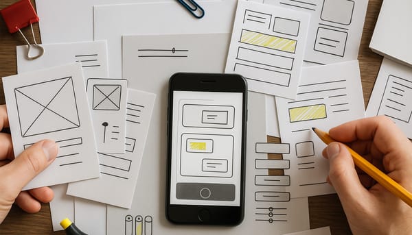 Mobile interface sketches